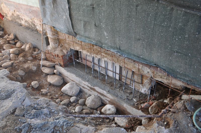 Underpinning Foundation Repair detail