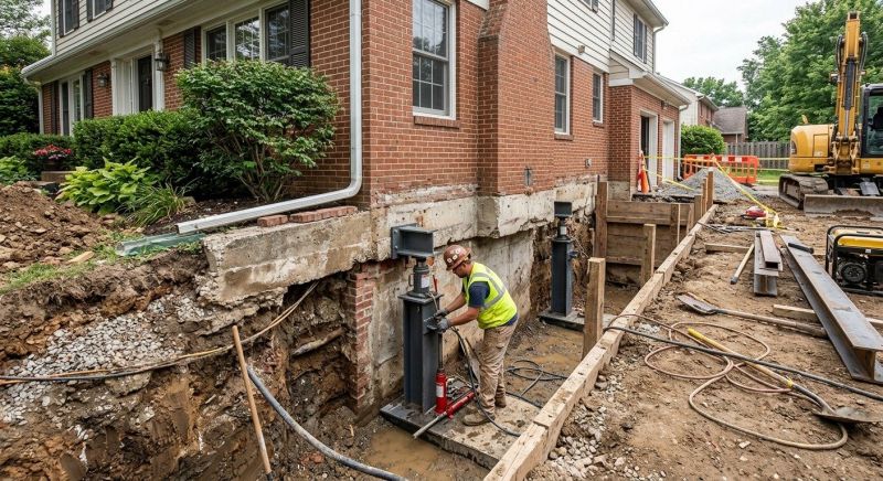 Underpinning Foundation Repair Service