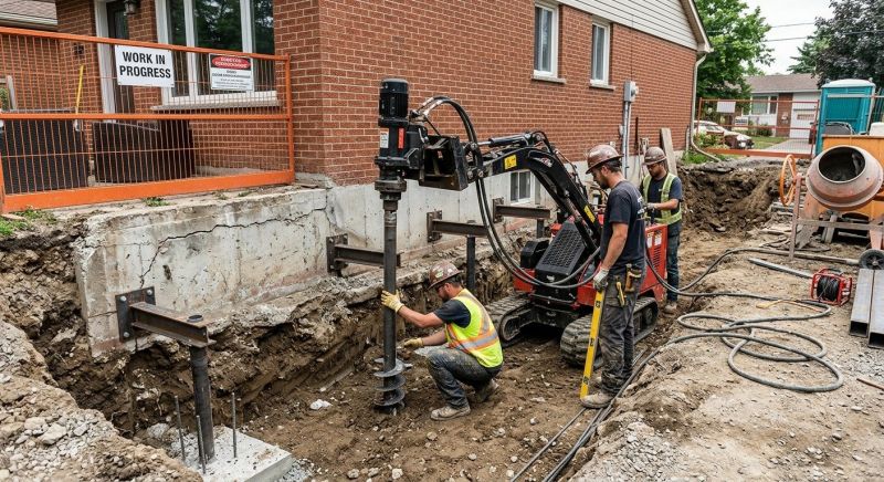 Underpinning Foundation Repair Service
